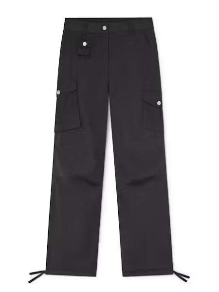 Ganni Stretch cotton cargo pants