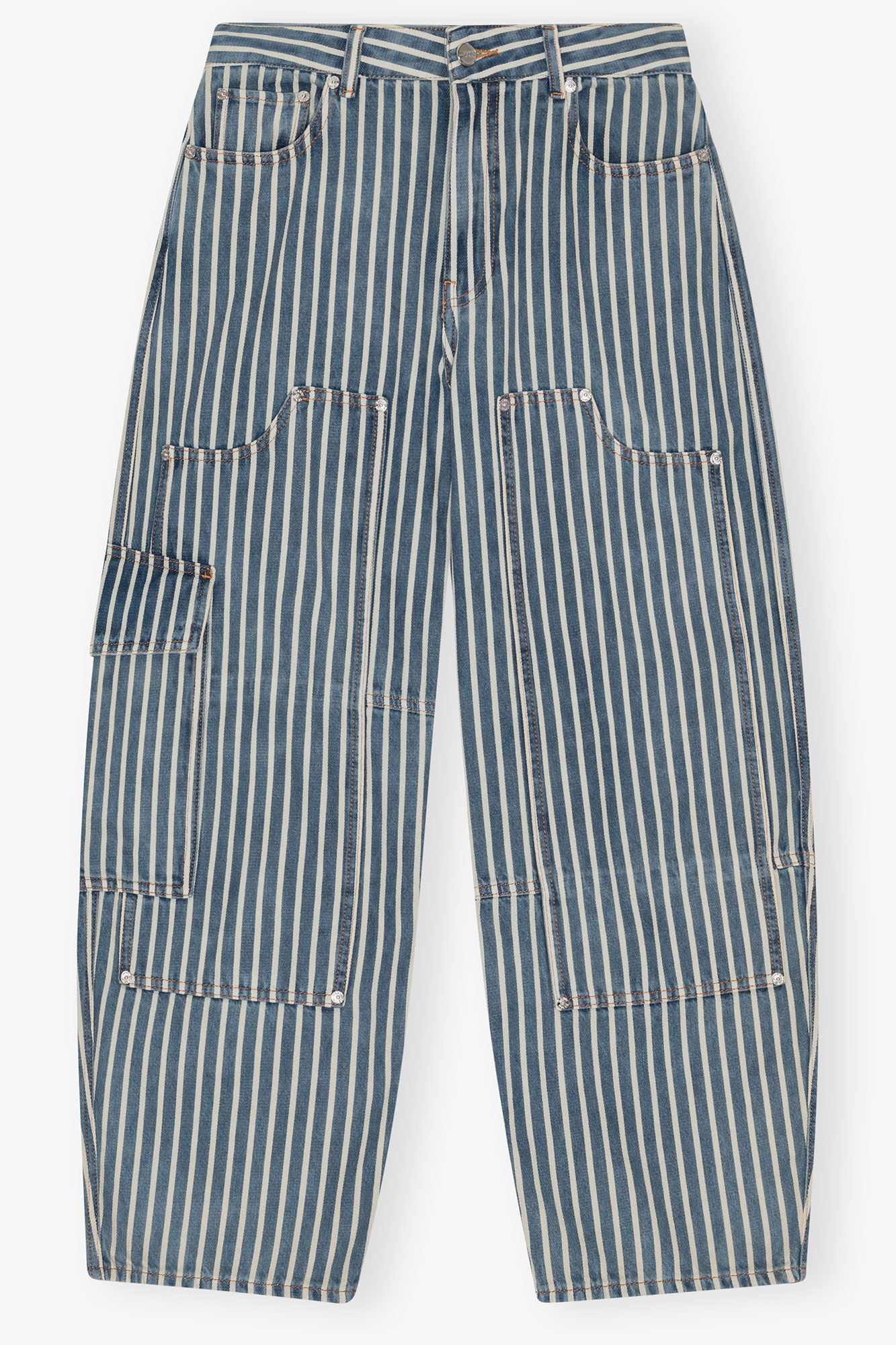 Ganni Stripe Carpenter jeans