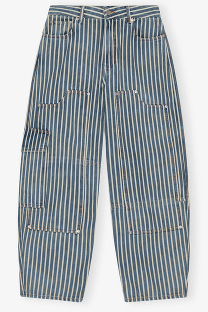Ganni Stripe Carpenter jeans