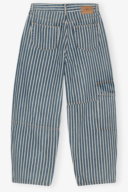 Ganni Stripe Carpenter jeans