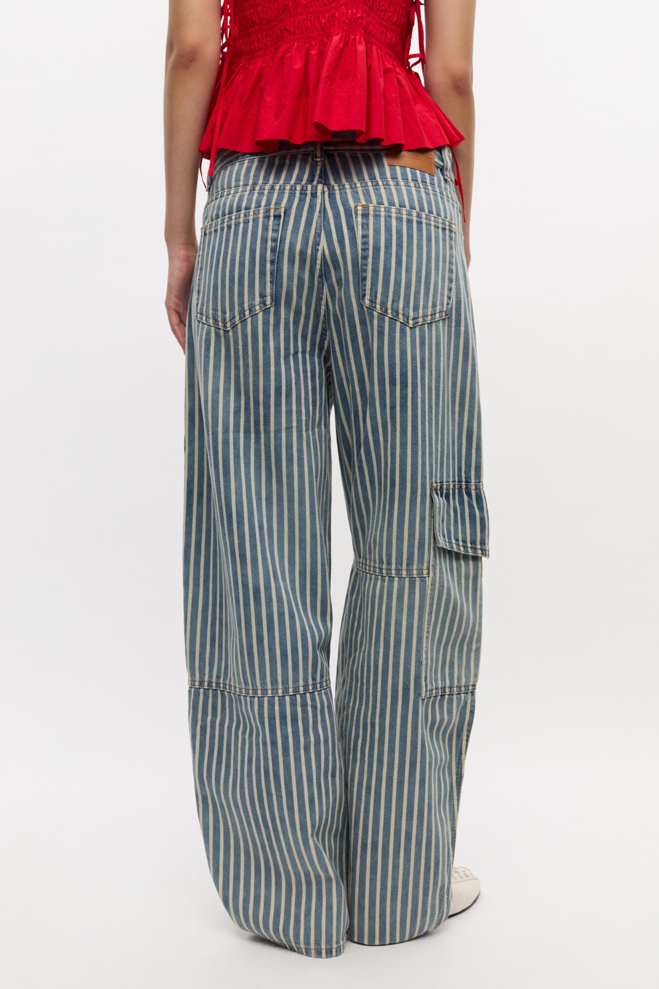 Ganni Stripe Carpenter jeans