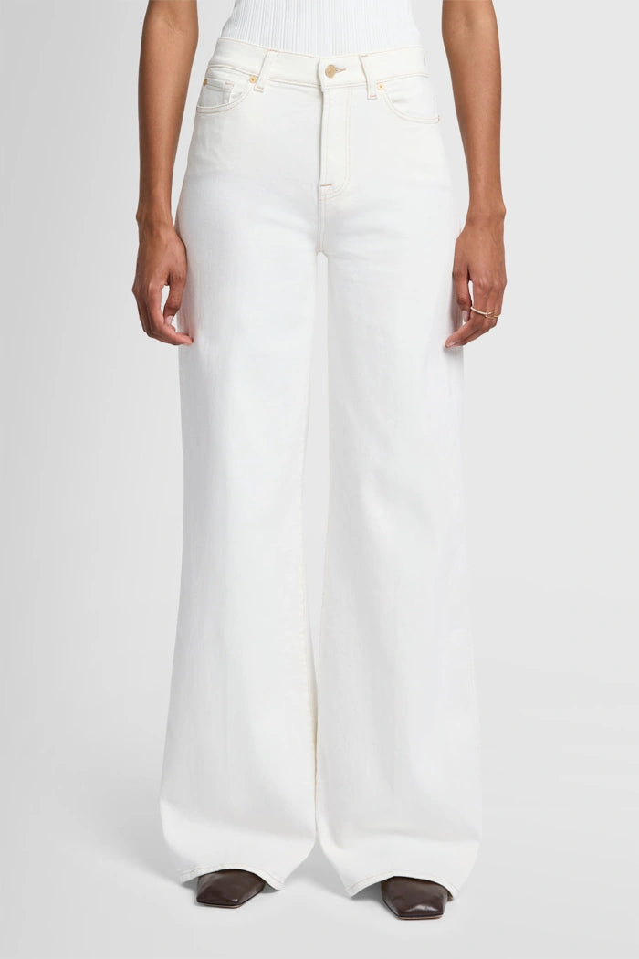 7 For All Mankind Lotta Sugar white jeans