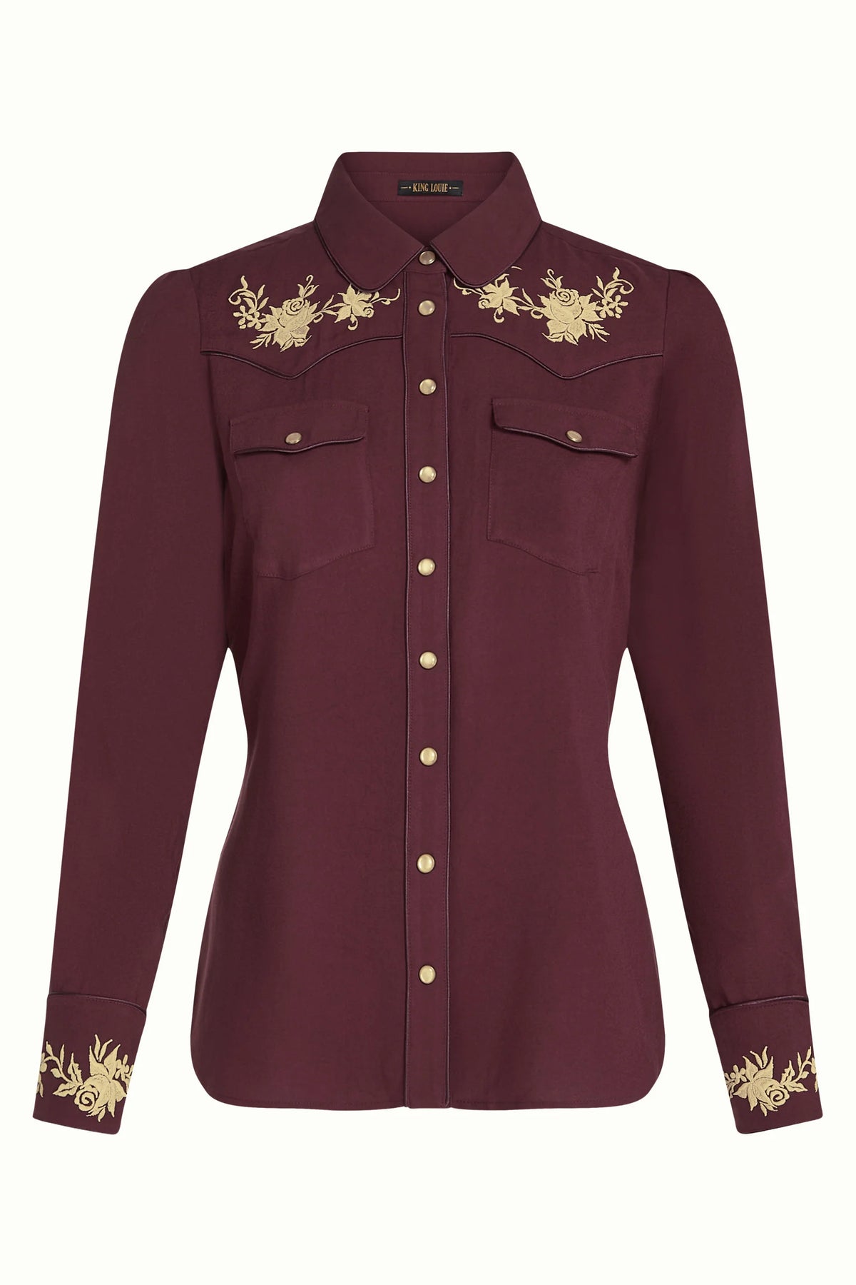 King Louie Western rosetta blouse