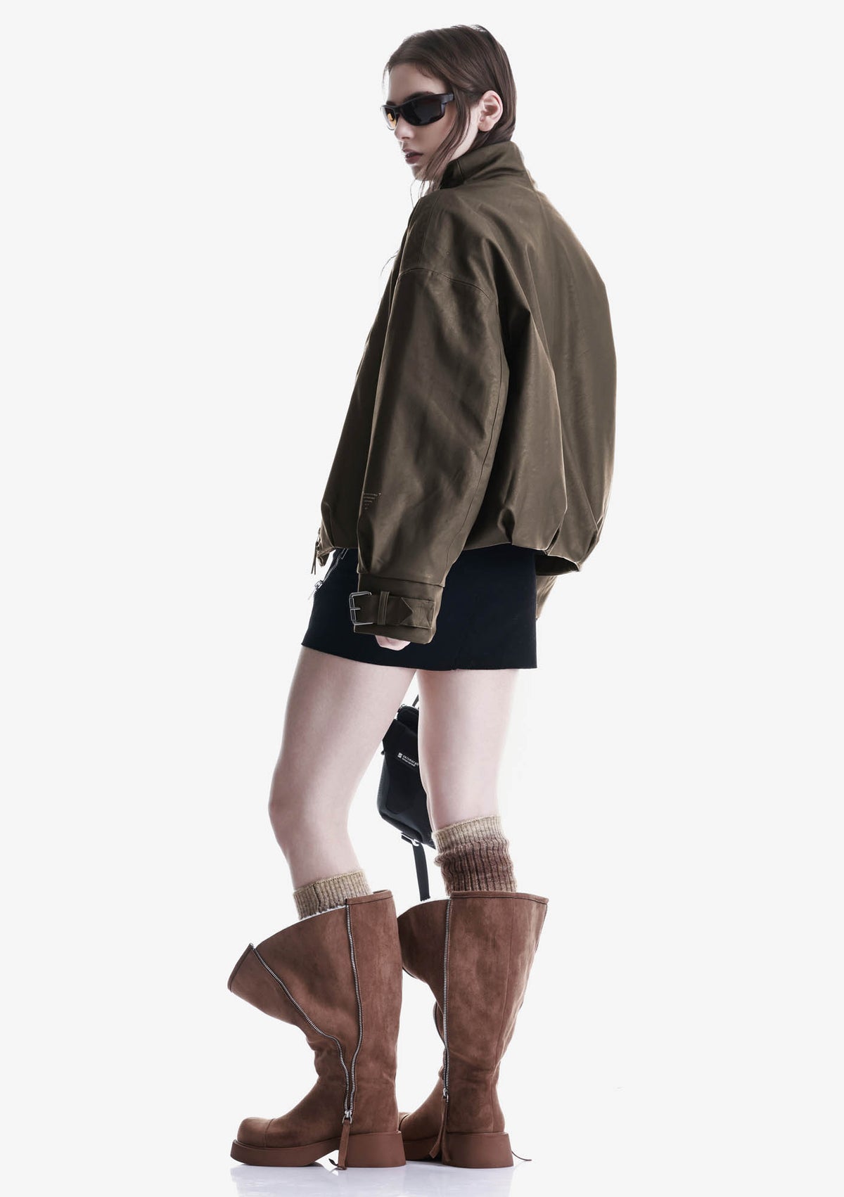 Krakatau Narwaru faux leather jas