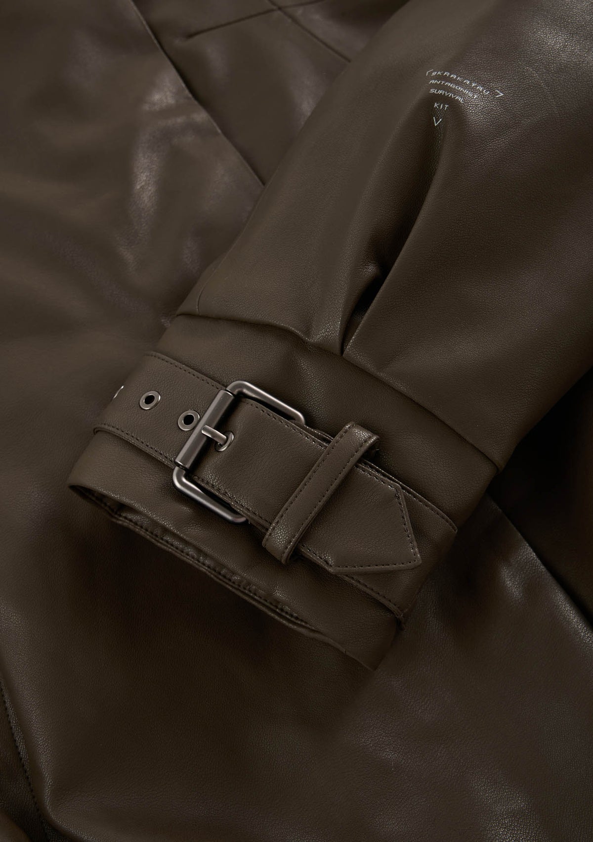 Krakatau Narwaru faux leather jas