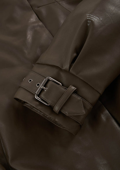 Krakatau Narwaru faux leather jas