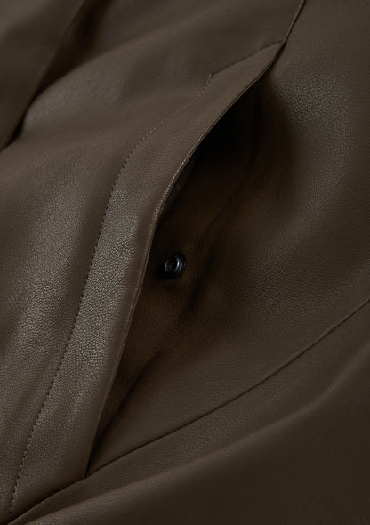 Krakatau Narwaru faux leather jas