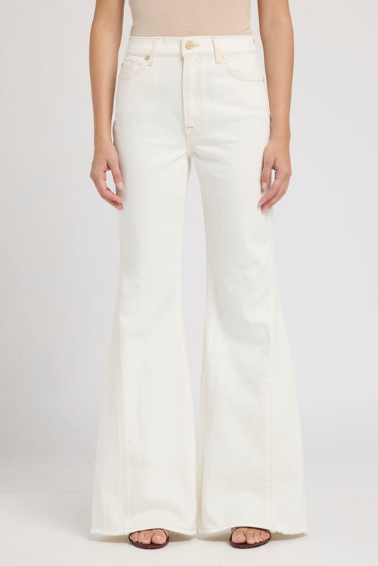 7 For All Mankind Panel retro flare milkyway jeans