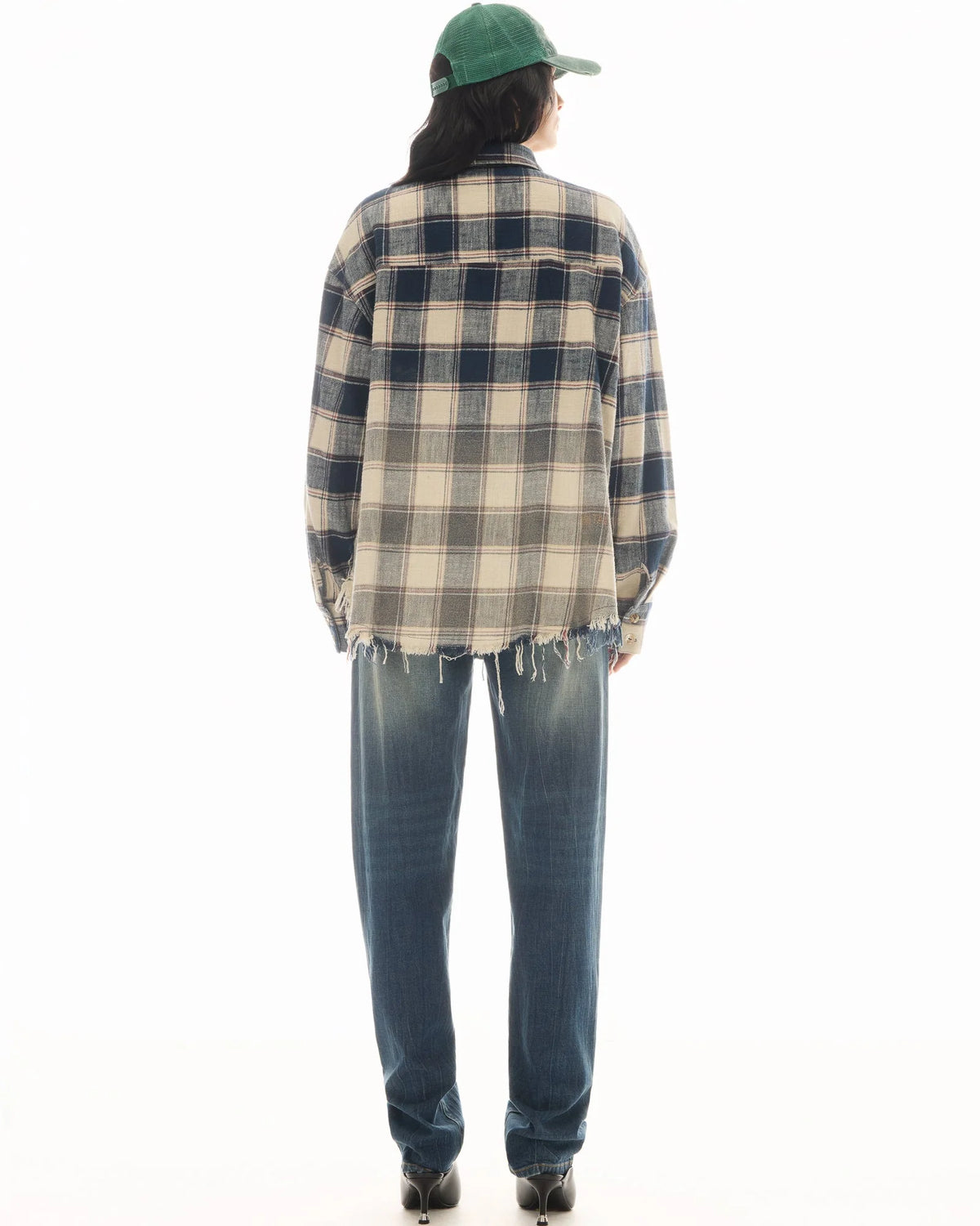 The Tales Cutaway Bleached Flannel blouse
