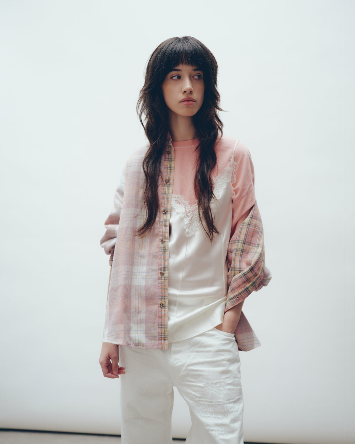 The Tales Reversible Flannel blouse