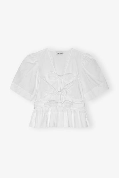 Ganni Tie Strap blouse
