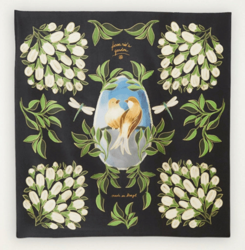 Farm Rio Garden scarf bag and eychain