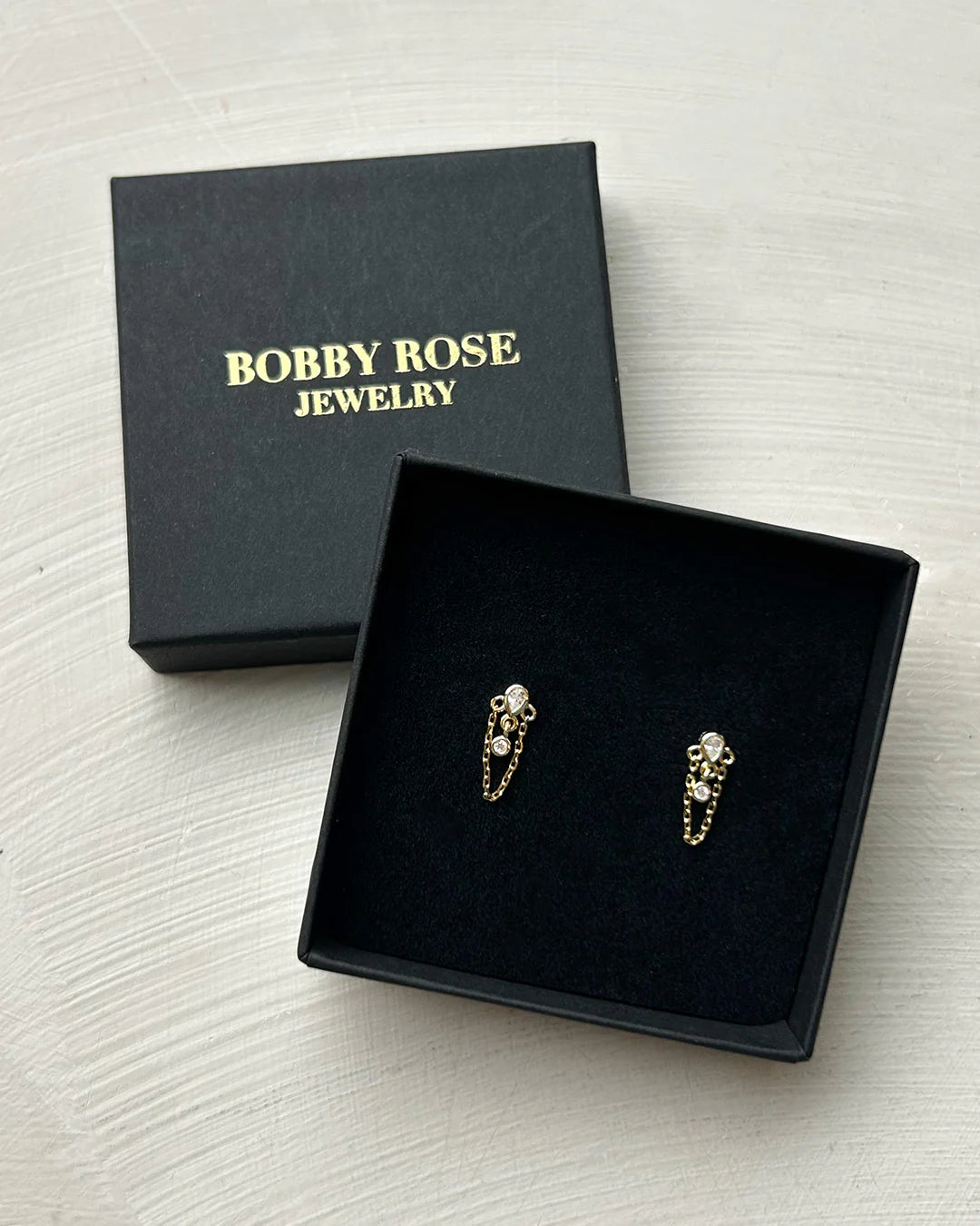 Bobby Rose Grace gold oorbel