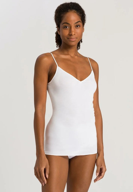 Hanro Cotton Seamless Spaghetti top