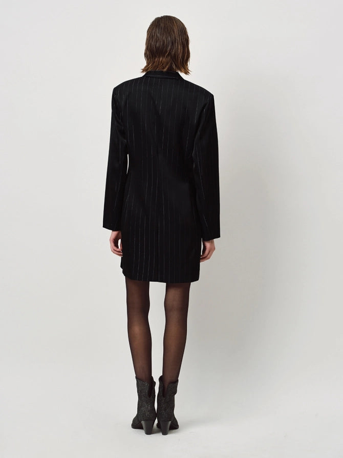 Dante6 Jezzin pinstripe blazer jurk