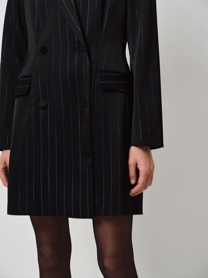 Dante6 Jezzin pinstripe blazer jurk