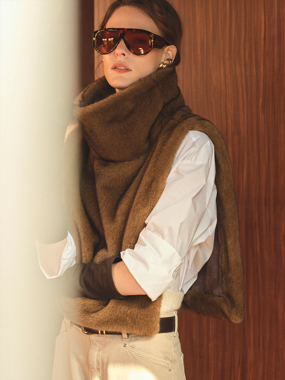 Dante6 Lucu faux fur waistcoat