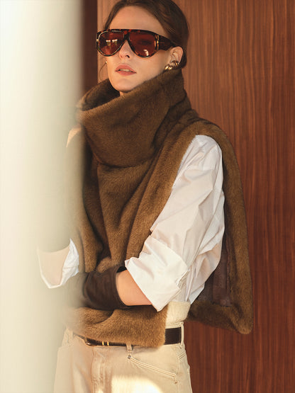 Dante6 Lucu faux fur waistcoat