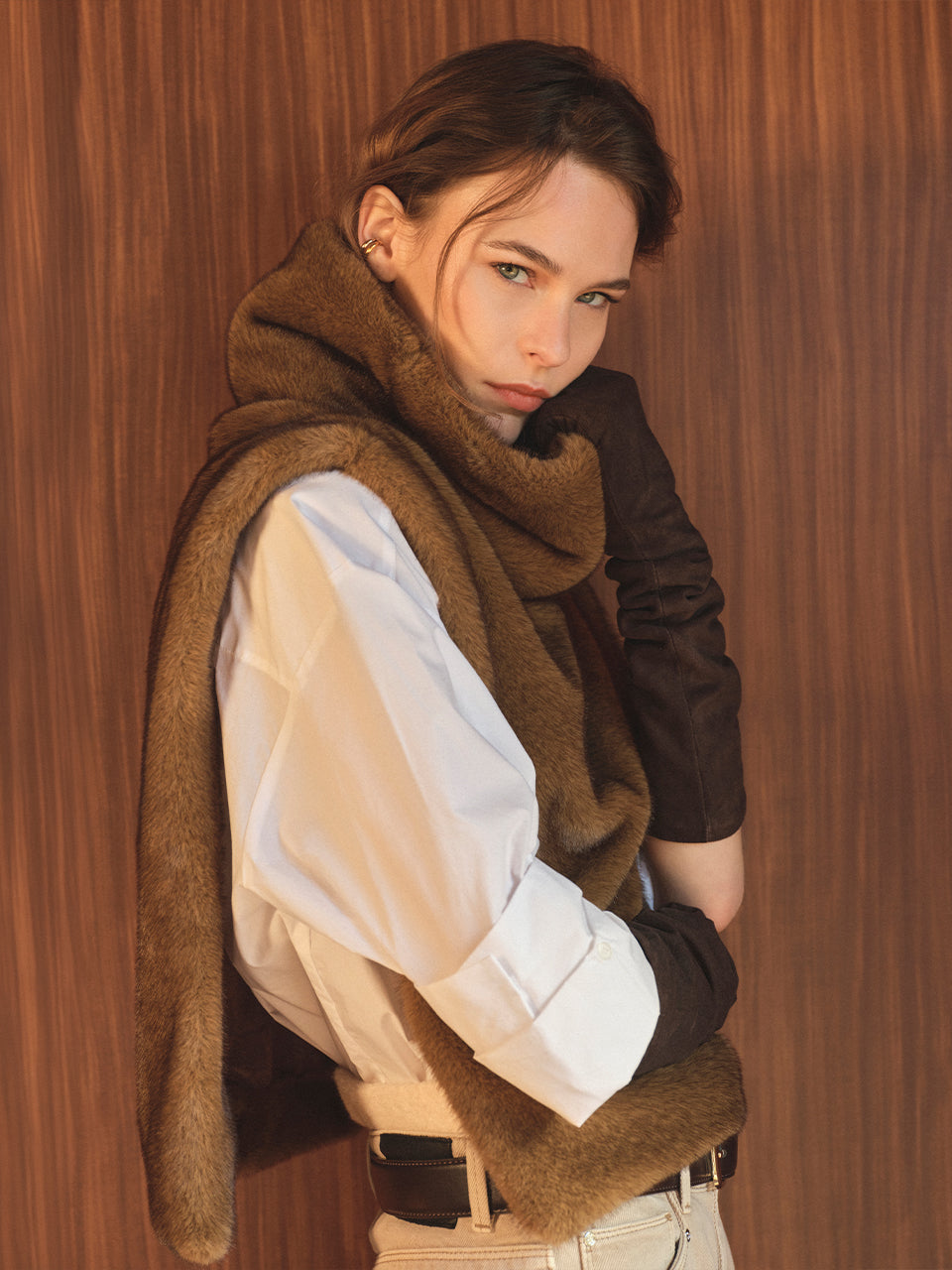 Dante6 Lucu faux fur waistcoat
