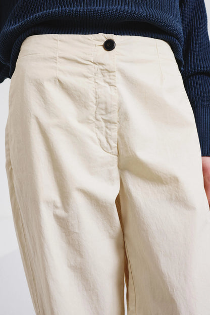 Pomandere pantalon met rechte pijp
