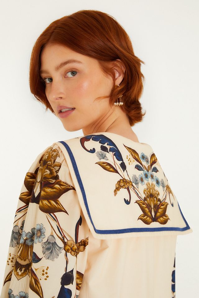 Farm Rio Golden Nature blouse
