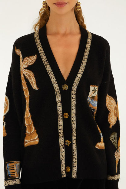 Farm Rio Vintage Sourvenirs vest