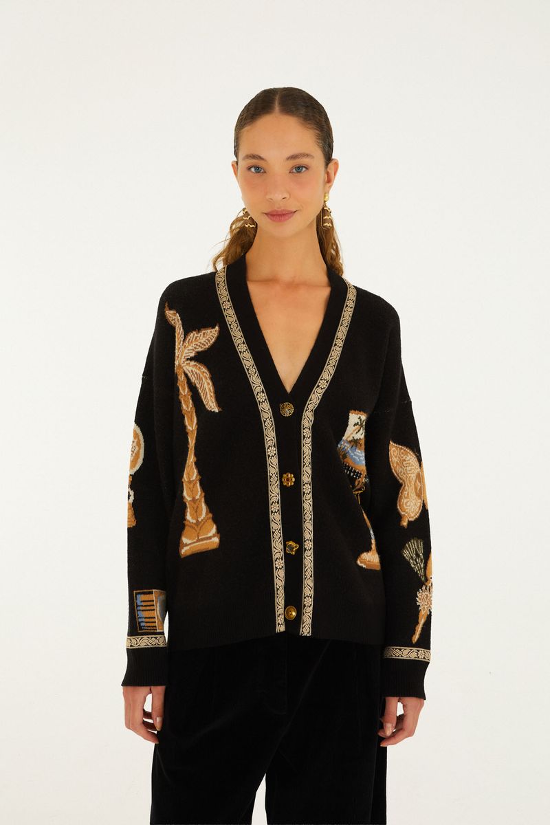 Farm Rio Vintage Sourvenirs vest