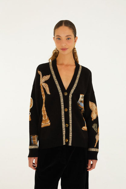 Farm Rio Vintage Sourvenirs vest