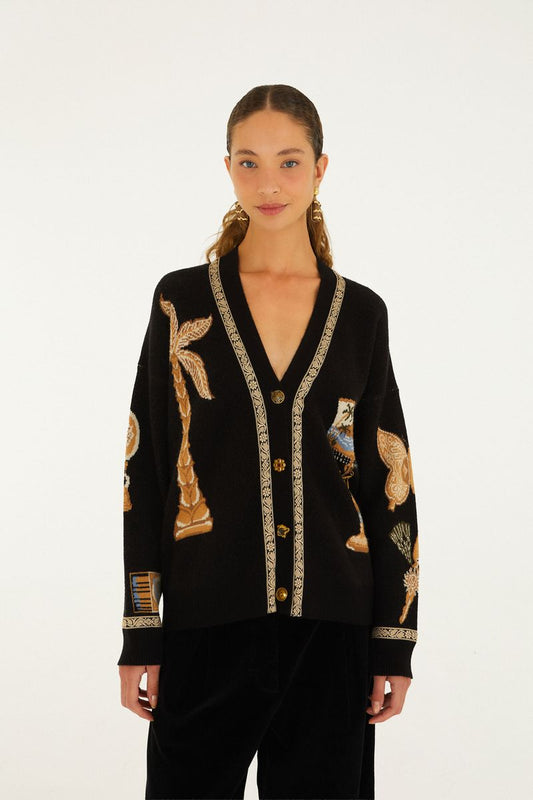Farm Rio Vintage Sourvenirs vest