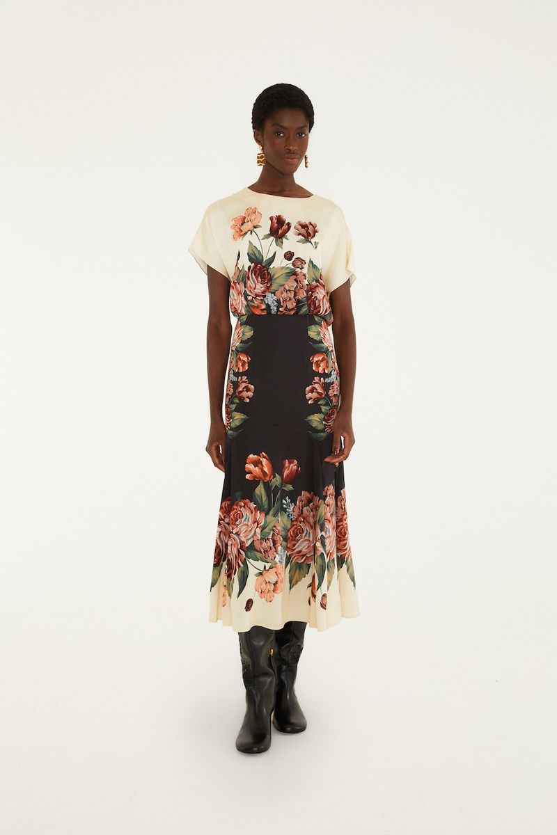 Farm Rio Winter Floral jurk