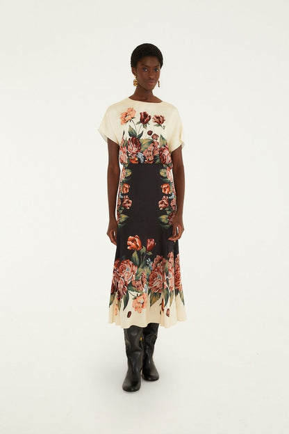 Farm Rio Winter Floral jurk