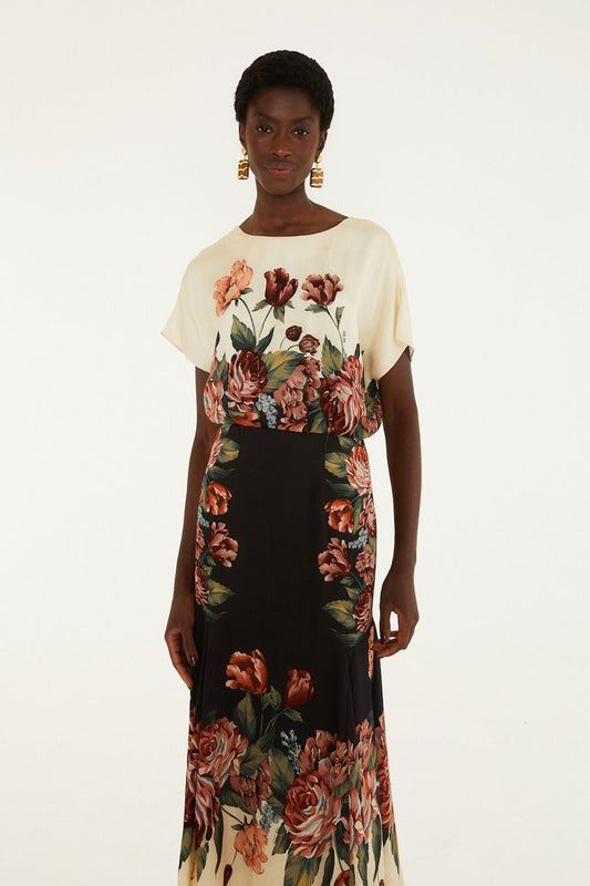 Farm Rio Winter Floral jurk