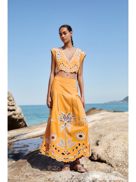 Farm Rio Tropi Embroidery rok