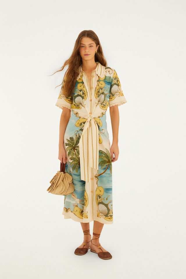 Farm Rio Royal Sea jurk