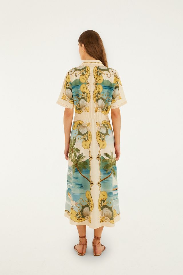 Farm Rio Royal Sea jurk