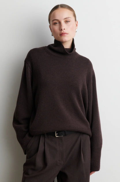 Second Female Alpha knit t-neck trui