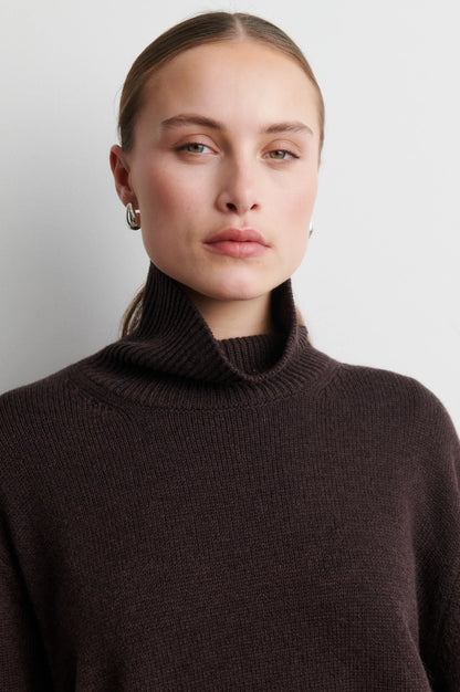 Second Female Alpha knit t-neck trui