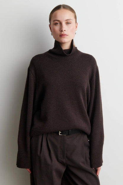 Second Female Alpha knit t-neck trui
