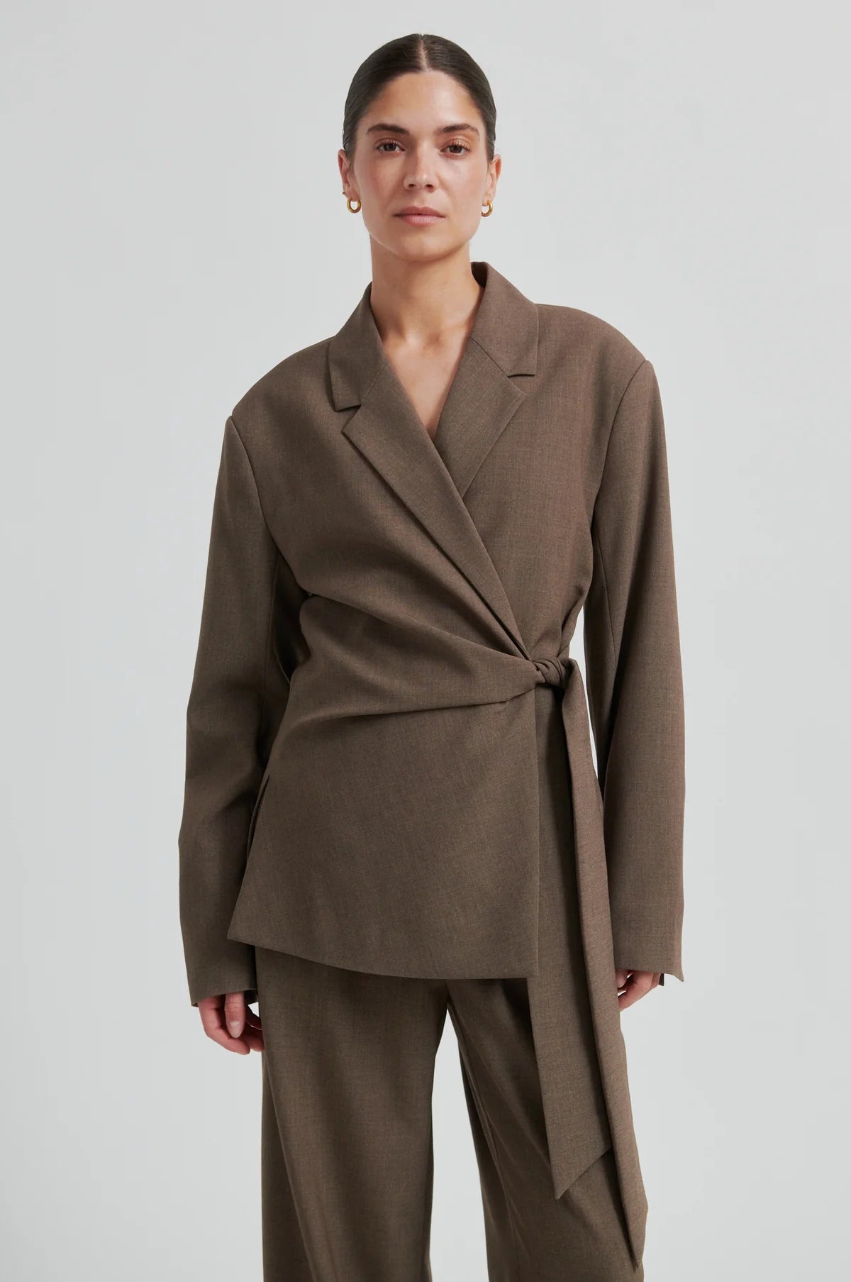 Second Female Dakota wrap blazer