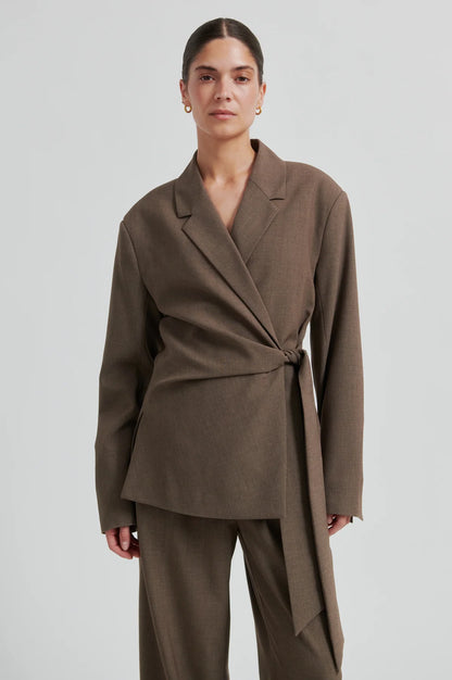 Second Female Dakota wrap blazer