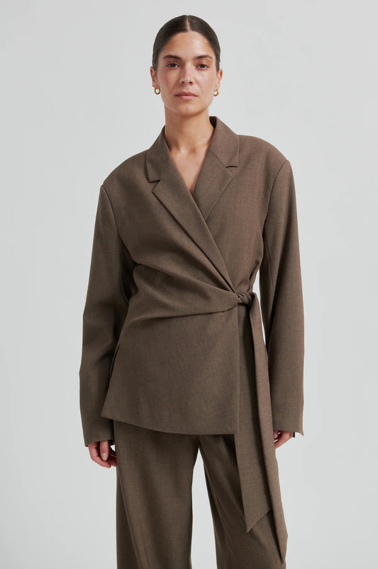 Second Female Dakota wrap blazer
