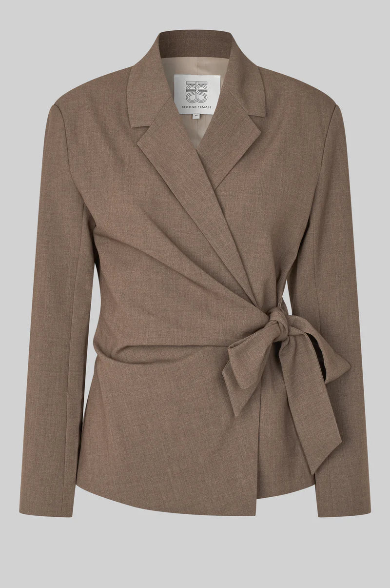 Second Female Dakota wrap blazer