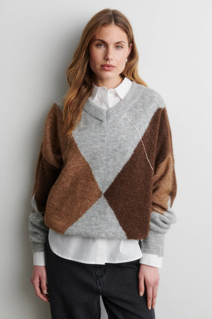 Second Female Forca knit v-neck trui