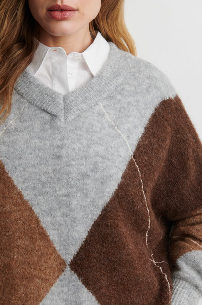 Second Female Forca knit v-neck trui
