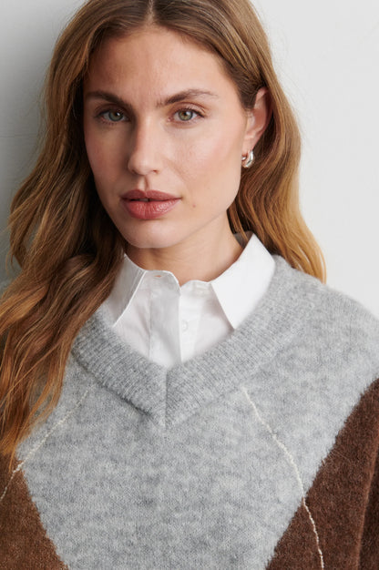 Second Female Forca knit v-neck trui
