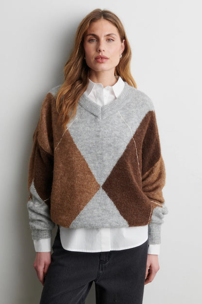 Second Female Forca knit v-neck trui