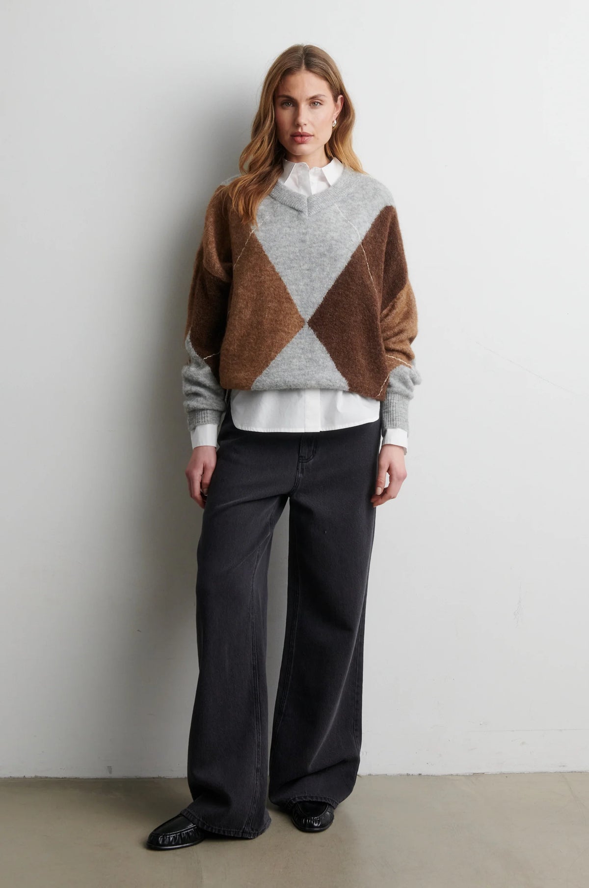 Second Female Forca knit v-neck trui