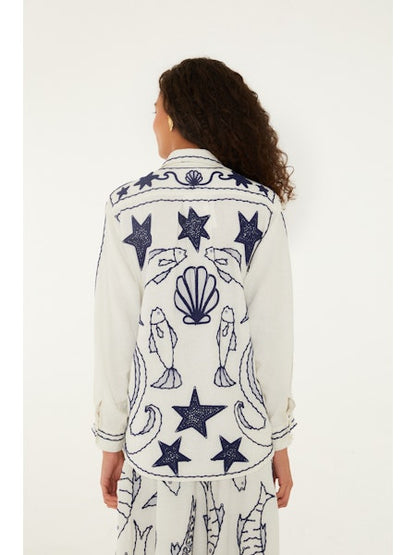 Farm Rio Fresh Fisch shirt