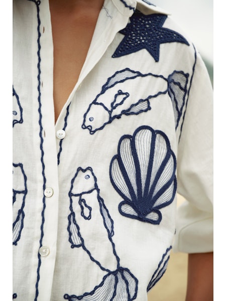 Farm Rio Fresh Fisch shirt